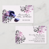 Nail Technicus Beauty Salon Visitekaartje (Voorkant / Achterkant)