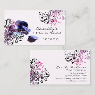 Nail Technicus Beauty Salon Visitekaartje