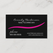 Nail-technicus/Beauty Salon Visitekaartje (Achterkant)