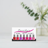 Nail-technicus/Beauty Salon Visitekaartje (Staand voorkant)