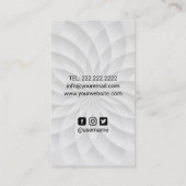 Nail Technicus Black Lotus Salon Manicurist Visitekaartje (Achterkant)