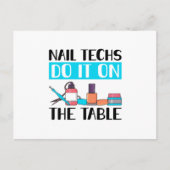 Nail-technicus Briefkaart (Voorkant)