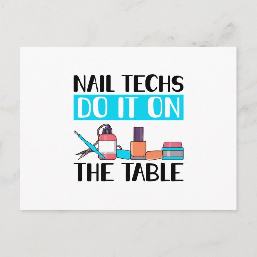 Nail-technicus Briefkaart (Voorkant)