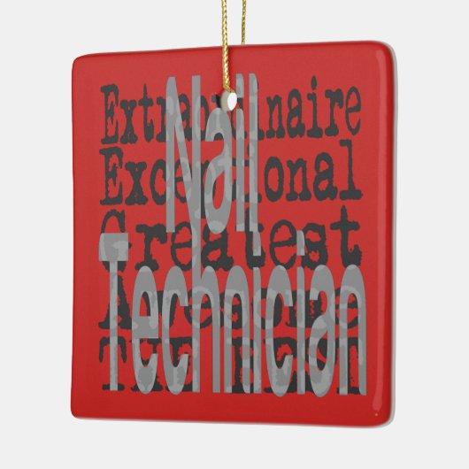 Nail Technicus Extraordinaire Keramisch Ornament (Links)