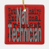 Nail Technicus Extraordinaire Keramisch Ornament (Voorkant)