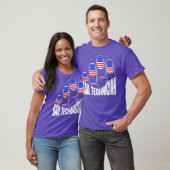 Nail-technicus Flag Nails Nail Tech Artist T-shirt (Unisex)