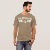 Nail-technicus gecertificeerd Nail Tech Artist T-shirt (Voorkant volledig)