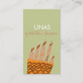 Nail-technicus handgetekend Visitekaartje (Voorkant)