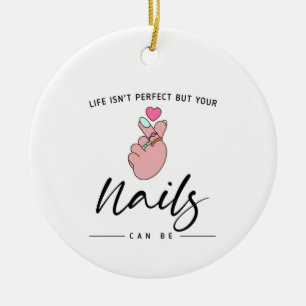 Nail Technicus  kunst voor schoonheidsvrouwen Keramisch Ornament