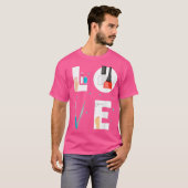 Nail Technicus Love Nail Tech Artist Manicurist T-shirt (Voorkant volledig)
