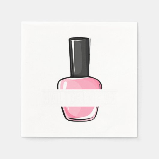 Nail Technicus Poolse kleurstofschrijver pedicuris Servet (Voorkant)