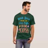 Nail-technicus Shirt voor vrouwen Nail Tech Gift (Voorkant volledig)