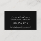 Nail-technicus ~ Sjabloon voor visitekaartjes (Achterkant)