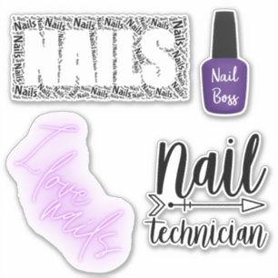 Nail-technicus Stickers