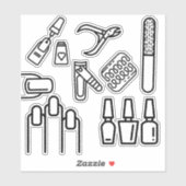 Nail technicus Stickers (Vel)