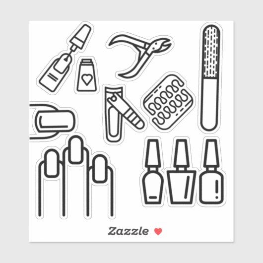 Nail technicus Stickers (Vel)