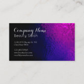 Nail-technicus — Trendy Beausalon-visitekaartje Visitekaartje (Achterkant)