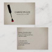 Nail-technicus Visitekaartje (Voorkant / Achterkant)