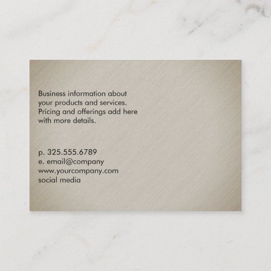 Nail-technicus Visitekaartje (Achterkant)