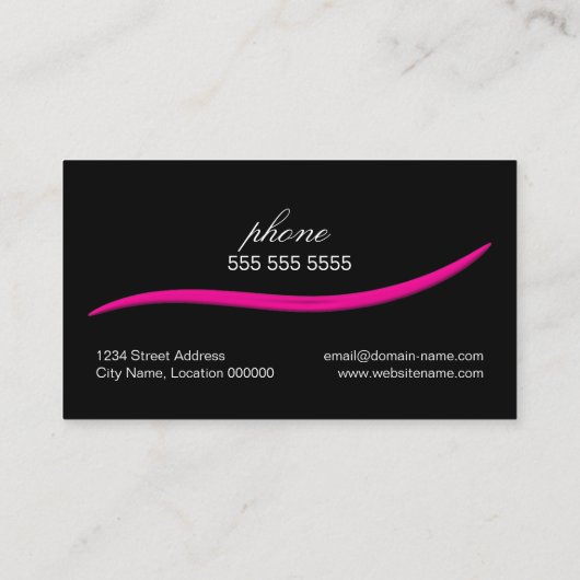 Nail-technicus Visitekaartje (Achterkant)