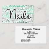 Nail-technicus Visitekaartje (Voorkant / Achterkant)