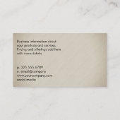 Nail-technicus Visitekaartje (Achterkant)