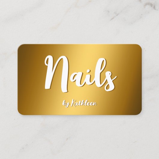 Nail-technicus Visitekaartje (Voorkant)