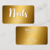 Nail-technicus Visitekaartje (Voorkant / Achterkant)