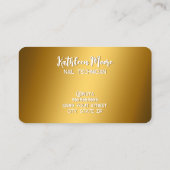 Nail-technicus Visitekaartje (Achterkant)