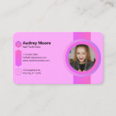 Nail-technicus Visitekaartje (Voorkant)