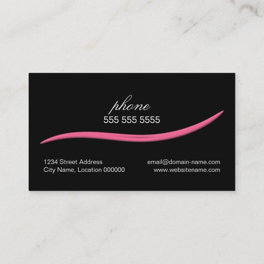 Nail-technicus Visitekaartje (Achterkant)