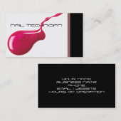 Nail-technicus Visitekaartje (Voorkant / Achterkant)