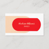 Nail-technicus Visitekaartje (Voorkant)