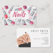 Nail-technicus Visitekaartje (Voorkant / Achterkant)