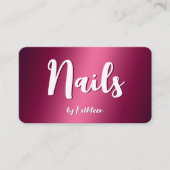 Nail-technicus Visitekaartje (Voorkant)