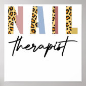 Nail Therapist Nail Salon Nail Tech Nail Poster (Voorkant)