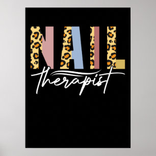 Nail Therapist Nail Salon Nail Tech Nail Poster