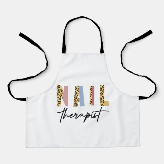 Nail Therapist Nail Salon Nail Tech Nail Schort (Voorkant)