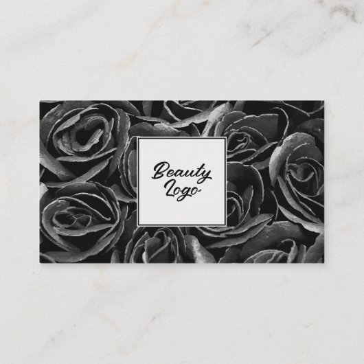 Nail | Zwarte Rozen van de Beauty Salon Loyalty-ka Klantenkaartje (Achterkant)
