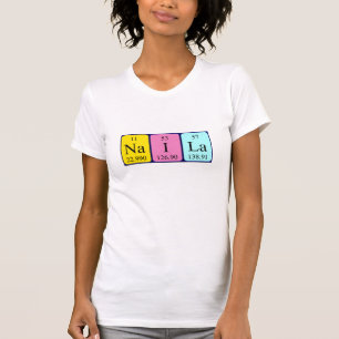 Naila periodiek lijstnaam shirt