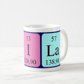 Naila periodieke lijstnaam mok (Voorkant rechts)