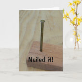 Nailed het! kaart (Gele Bloem)