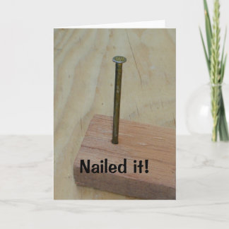 Nailed het! kaart