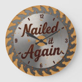 Nailed It Again Roestige Zaagblad  Grote Klok (Voorkant)