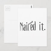 Nailed it briefkaart (Voorkant / Achterkant)