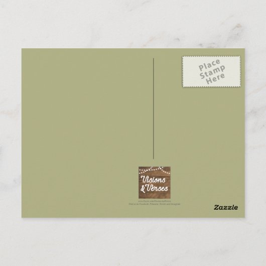 Nailed It Cross Inspirerend Briefkaart (Achterkant)