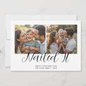 Nailed It Familie Vakantie Groet Kaart (Voorkant)
