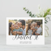 Nailed It Familie Vakantie Groet Kaart (Staand voorkant)