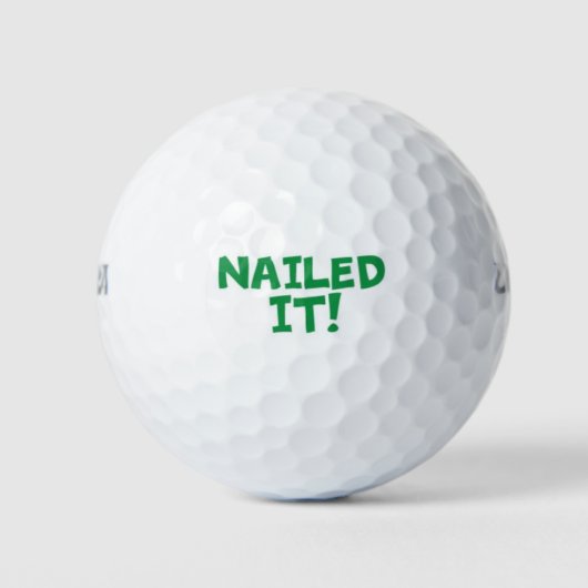 Nailed it golfballen (Voorkant)
