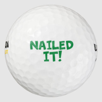 Nailed it golfballen